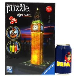 RAVENSBURGER Puzzle Big Ben Night 3D- Puzzles Y Construcciones