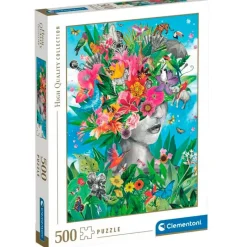 CLEMENTONI Puzzles Y Construcciones|Puzzle Cabeza en la Selva 500 Piezas