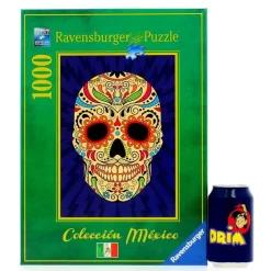 RAVENSBURGER Puzzles Y Construcciones|Puzzle Calavera Mexicana de 1.000 Piezas
