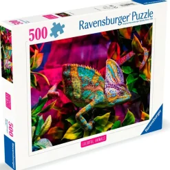 RAVENSBURGER Puzzles Y Construcciones|Puzzle Camaleón 500 Piezas
