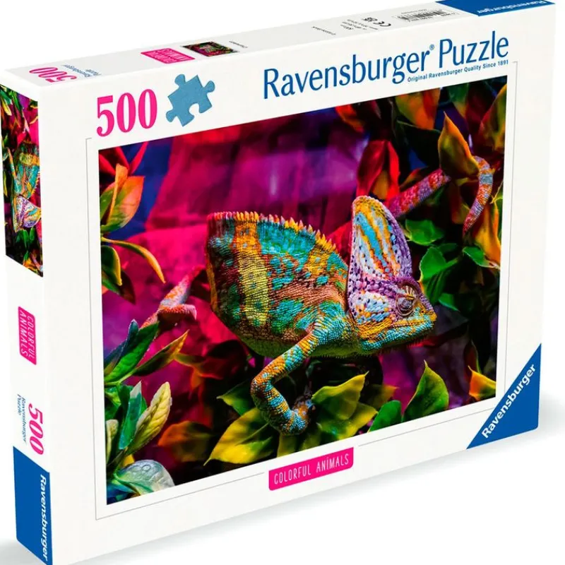 RAVENSBURGER Puzzles Y Construcciones|Puzzle Camaleón 500 Piezas