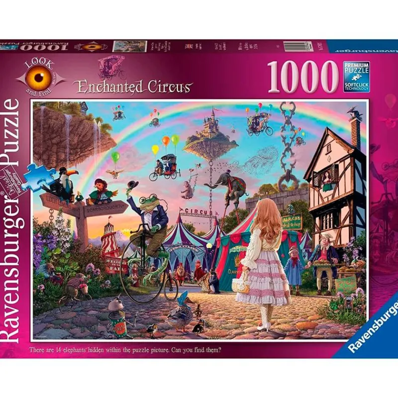 RAVENSBURGER Puzzles Y Construcciones|Puzzle Circo Mágico 1000 Piezas