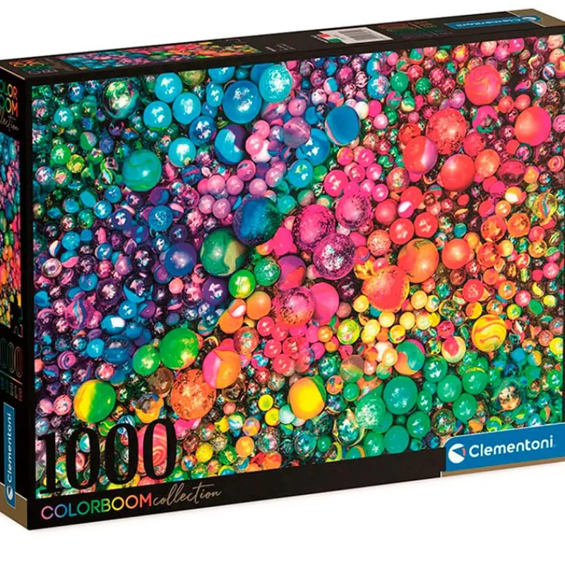 CLEMENTONI Puzzles Y Construcciones|Puzzle Colorboom Canicas 1000 Piezas