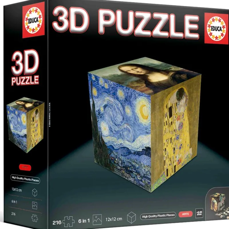 EDUCA Puzzles Y Construcciones|Puzzle 3D Arte 216 Piezas