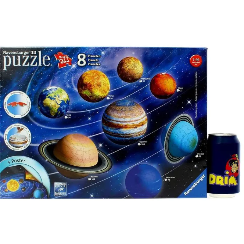 RAVENSBURGER Puzzle 3D el Sistema Planetario- Puzzles Y Construcciones