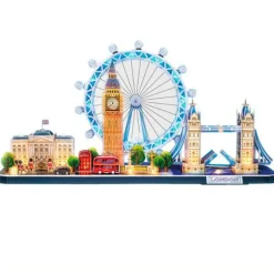 SELECCION DRIM Puzzles Y Construcciones|Puzzle 3D Londres LED
