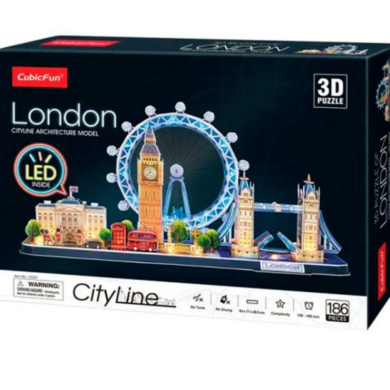 SELECCION DRIM Puzzles Y Construcciones|Puzzle 3D Londres LED