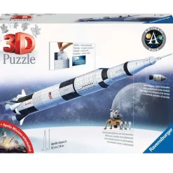RAVENSBURGER Puzzle 3D Nasa Cohete Apollo Saturno V- Puzzles Y Construcciones