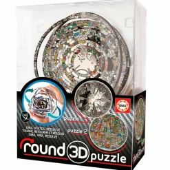 EDUCA Puzzle 3D Round Fazzino- Puzzles Y Construcciones