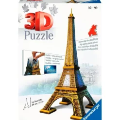 RAVENSBURGER Puzzle 3D Torre Eiffel- Puzzles Y Construcciones