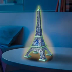 RAVENSBURGER Puzzles Y Construcciones|Puzzle 3D Torre Eiffel Brilla Oscuridad