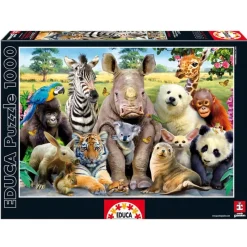 EDUCA Puzzle de Foto Clase Animal de 1000 Piezas- Puzzles Y Construcciones