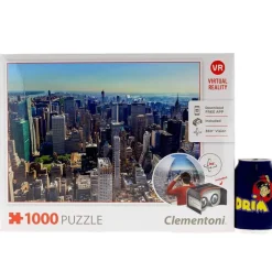 CLEMENTONI Puzzle de Nueva York VR de 1000 Piezas- Puzzles Y Construcciones