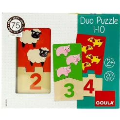 GOULA Primera Infancia Y Preescolar|Puzzle Duo Animal