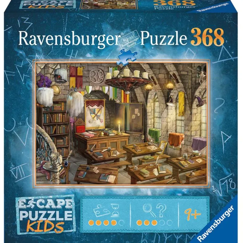 RAVENSBURGER Puzzles Y Construcciones|Puzzle Escape Kids Escuela Magia 368 Piezas