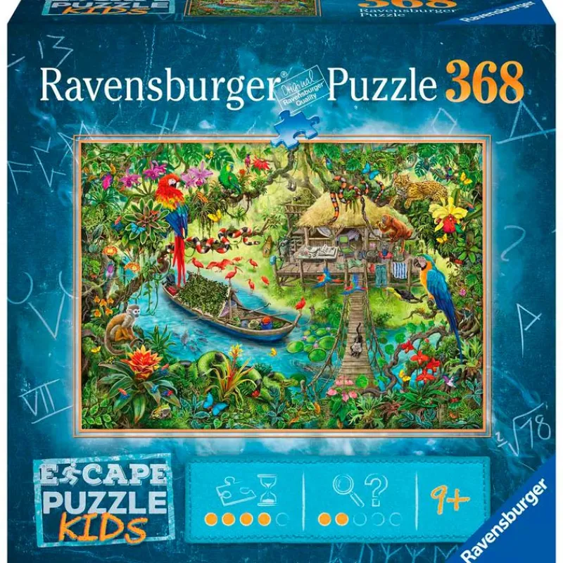 RAVENSBURGER Puzzles Y Construcciones|Puzzle Escape Kids Jungla 368 Piezas