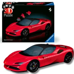 RAVENSBURGER Puzzle Ferrari SF90 Stradale 3D- Puzzles Y Construcciones