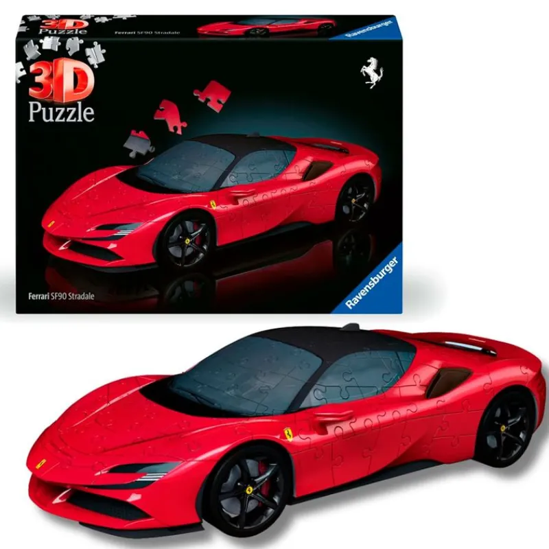RAVENSBURGER Puzzle Ferrari SF90 Stradale 3D- Puzzles Y Construcciones