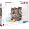 CLEMENTONI Puzzles Y Construcciones|Puzzle Gatitos 180 Piezas