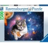 RAVENSBURGER Puzzles Expertos: Más De 1000 Piezas|Puzzles Y Construcciones|Puzzle Gato en el Espacio 1500 Piezas