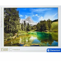CLEMENTONI Puzzles Expertos: Más De 1000 Piezas|Puzzles Y Construcciones|Puzzle Lago Azul 1500 Piezas