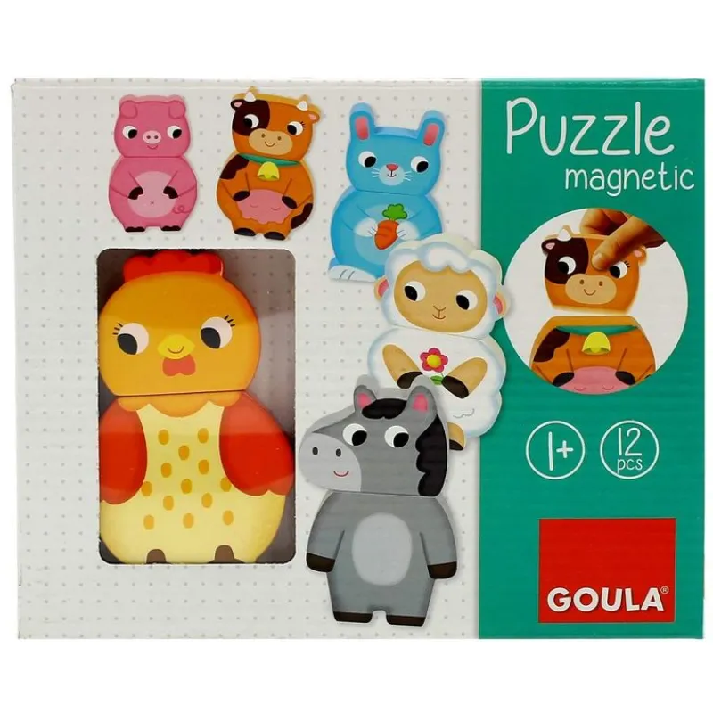 GOULA Puzzle Magnético Granja- Puzzles Y Construcciones