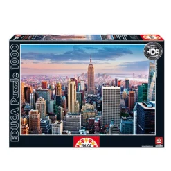 EDUCA Puzzle Manhattan, Nueva York de 1000 pzs- Puzzles Y Construcciones