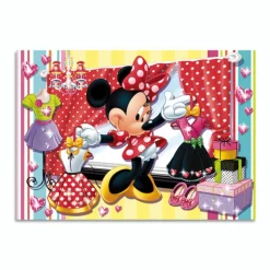 CLEMENTONI Puzzle Minnie de compras 104 piezas- Puzzles Y Construcciones