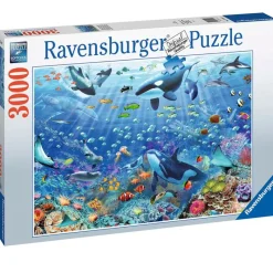 RAVENSBURGER Puzzles Expertos: Más De 1000 Piezas|Puzzles Y Construcciones|Puzzle Mundo Submarino 3000 Piezas