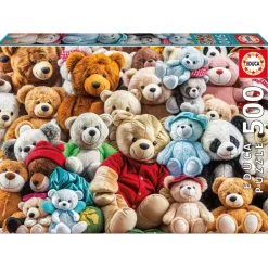 EDUCA Puzzles Y Construcciones|Puzzle Ositos de Peluche 500 Piezas