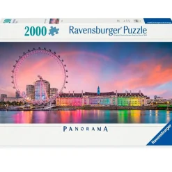 RAVENSBURGER Puzzles Expertos: Más De 1000 Piezas|Puzzles Y Construcciones|Puzzle Panorámico Londres 2000 Piezas