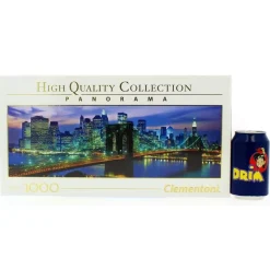 CLEMENTONI Puzzle Panorámico Puente de Brooklyn 1.000 Piezas- Puzzles Y Construcciones
