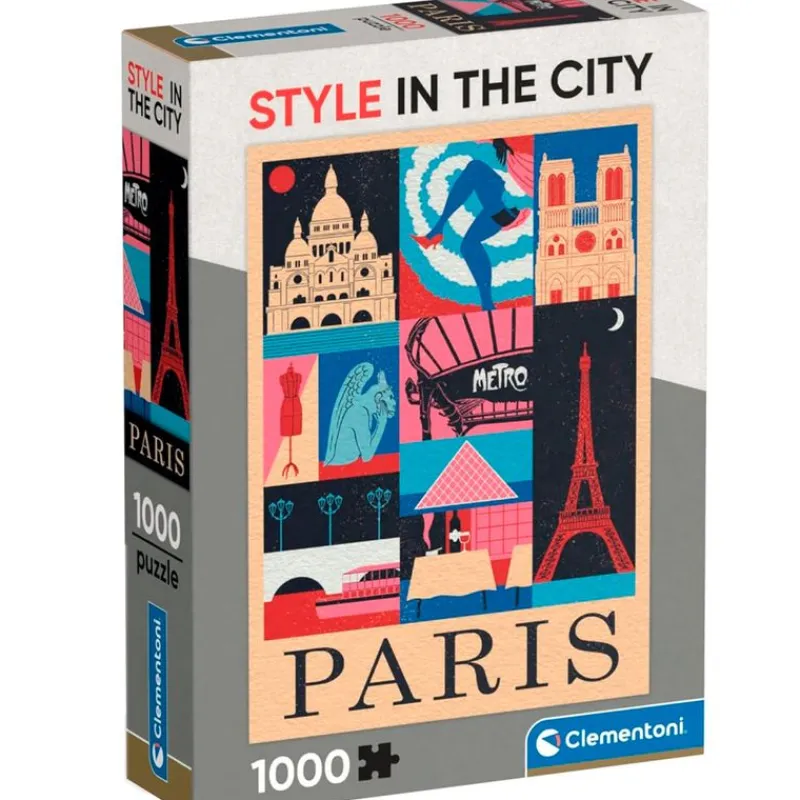 CLEMENTONI Puzzle París 1000 Piezas- Puzzles Y Construcciones