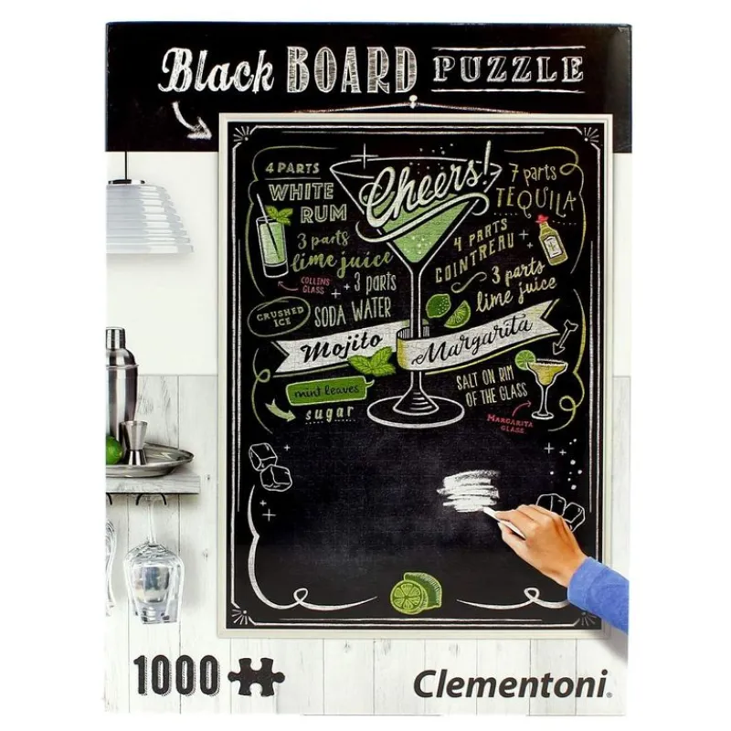 CLEMENTONI Puzzle Pizarra Cheers de 1.000 Piezas- Puzzles Y Construcciones