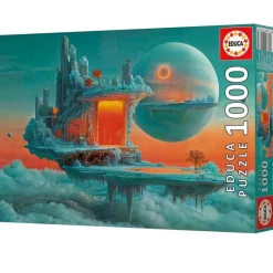 EDUCA Puzzles Y Construcciones|Puzzle Planeta Fuego y Hielo 1000 Piezas