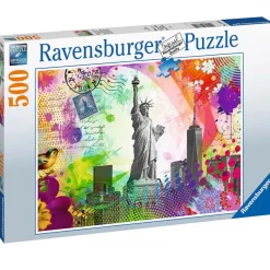 RAVENSBURGER Puzzles Y Construcciones|Puzzle Postal Nueva York 500 Piezas
