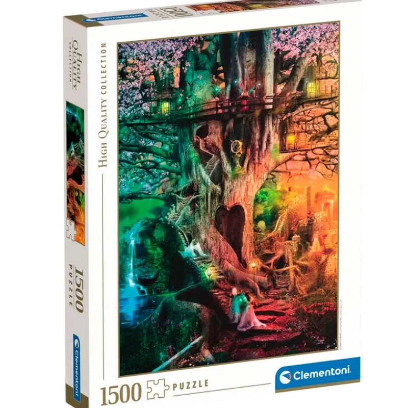 CLEMENTONI Puzzles Expertos: Más De 1000 Piezas|Puzzles Y Construcciones|Puzzle Árbol de los Sueños 1500 Piezas