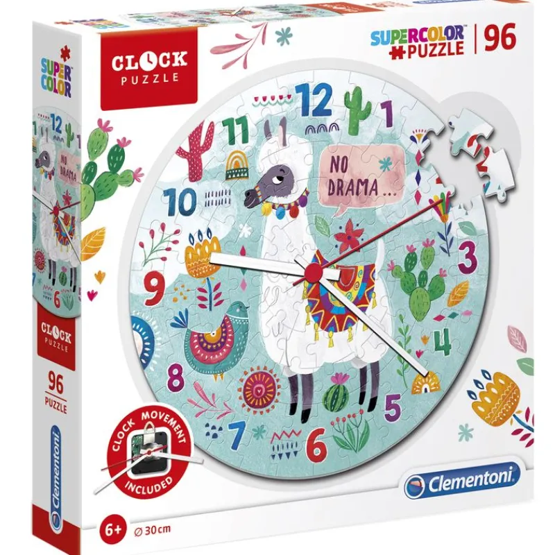 CLEMENTONI Puzzles Y Construcciones|Puzzle Reloj Llama