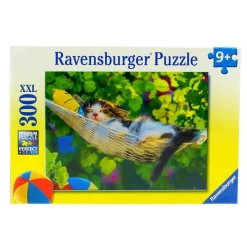 RAVENSBURGER Puzzles Y Construcciones|Puzzle Siesta Gatuna de 300 Piezas XXL