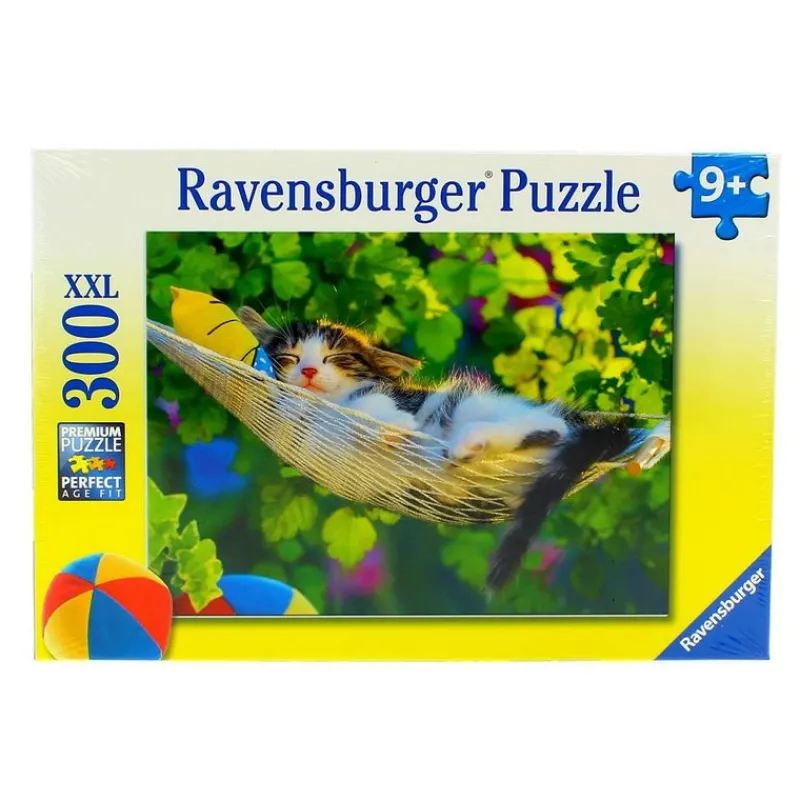 RAVENSBURGER Puzzles Y Construcciones|Puzzle Siesta Gatuna de 300 Piezas XXL