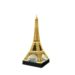 RAVENSBURGER Puzzles Y Construcciones|Puzzle Torre Eiffel Night 3D