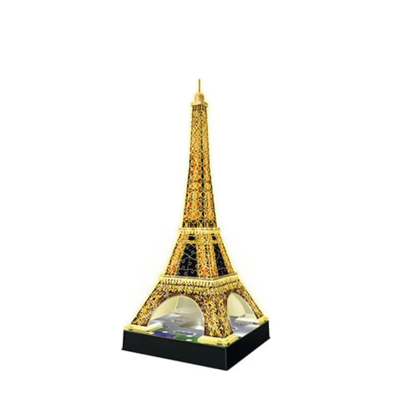 RAVENSBURGER Puzzles Y Construcciones|Puzzle Torre Eiffel Night 3D