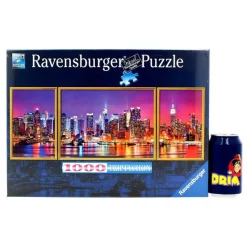 RAVENSBURGER Puzzle Tríptico Nueva York de 1.000 Piezas- Puzzles Y Construcciones