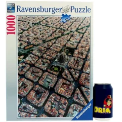 RAVENSBURGER Puzzle Vista Aérea de Barcelona 1000 Piezas- Puzzles Y Construcciones