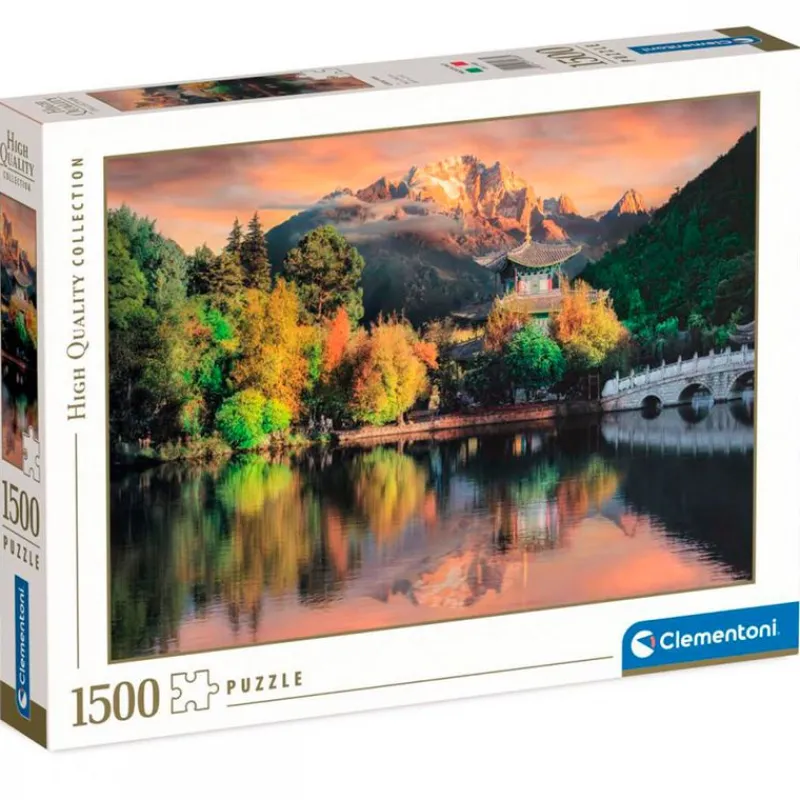 CLEMENTONI Puzzles Expertos: Más De 1000 Piezas|Puzzles Y Construcciones|Puzzle Vista Lijiang 1500 Piezas