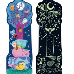 GOULA Puzzle XXL Granja Día y Noche- Puzzles Y Construcciones