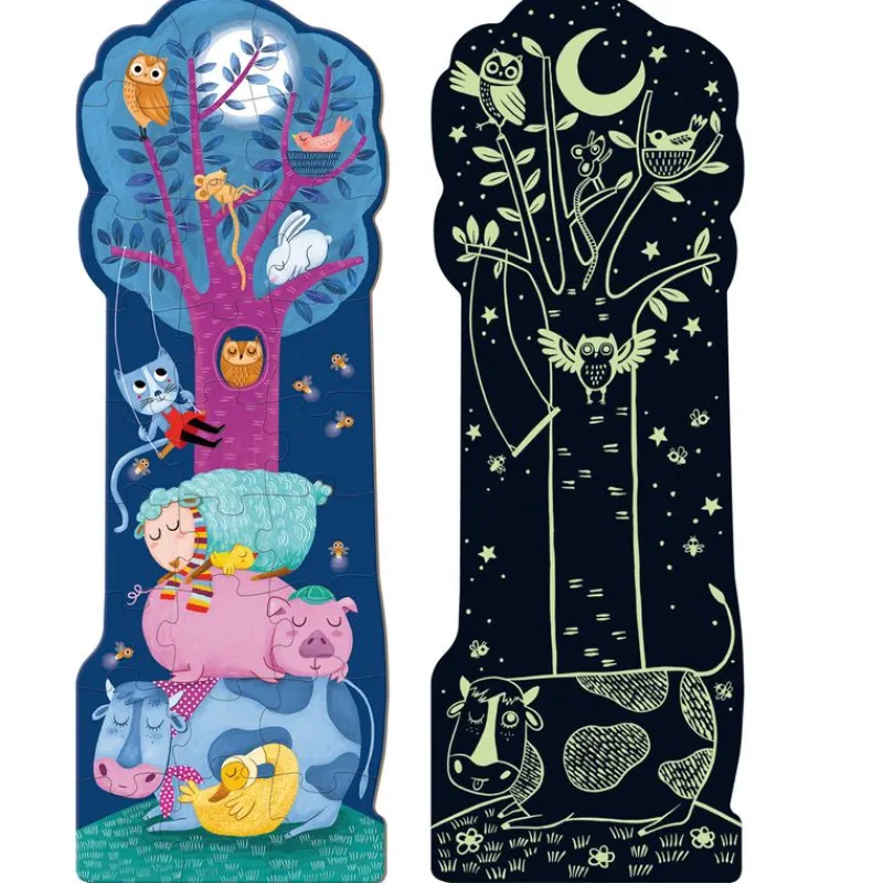 GOULA Puzzle XXL Granja Día y Noche- Puzzles Y Construcciones