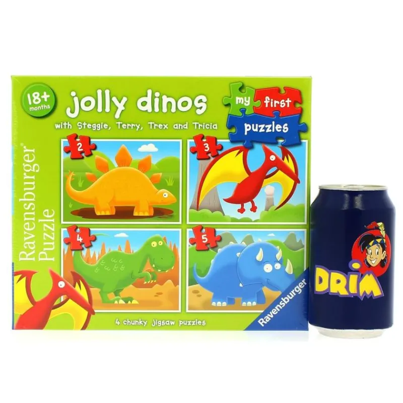 RAVENSBURGER Puzzles Y Construcciones|Puzzles Progresivos Dinosaurios