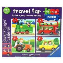 RAVENSBURGER Puzzles Progresivos Vehículos- Puzzles Y Construcciones