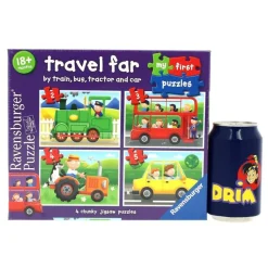 RAVENSBURGER Puzzles Progresivos Vehículos- Puzzles Y Construcciones